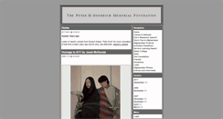 Desktop Screenshot of goodrichfoundation.org